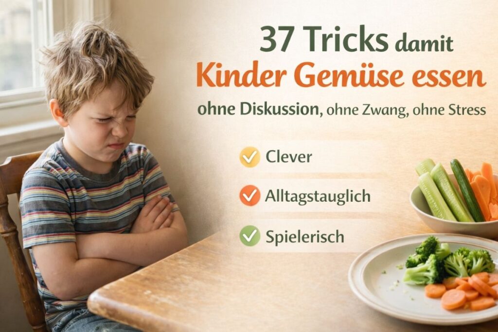 37 Tricks damit Kinder Gemüse essen